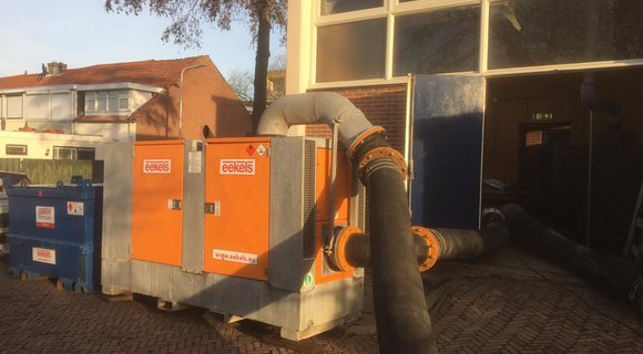 Emergency job: burst sewer pipe in Zwijndrecht